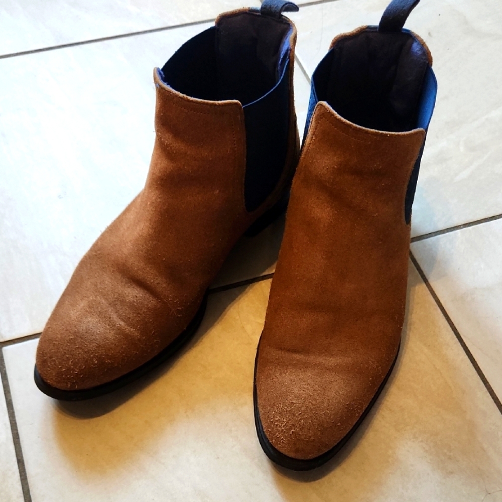 Ted Baker Brown Suede Ankle Boots 8.5 Mens